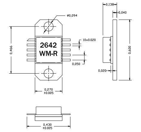 AM264240WM-EM-R功率放大器AMCOM品牌原裝庫存 AM264240WM-EM-R功率放大器AMCOM品牌原裝庫存