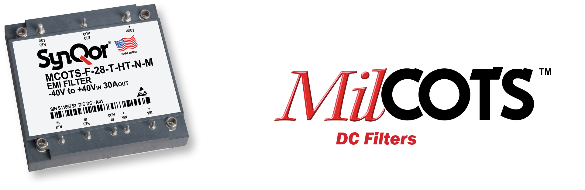 SynQor軍用直流濾波器Mil-COTS直流濾波器模塊 SynQor軍用直流濾波器Mil-COTS直流濾波器模塊