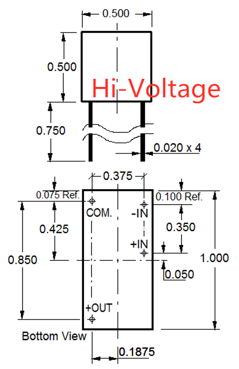 AVP和AVN系列超高壓輸出電源模塊