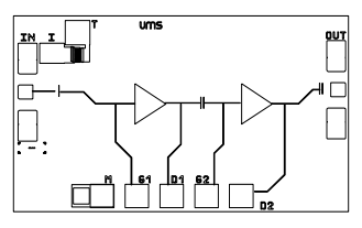 ?CHA2157-99F低噪聲中功率放大器UMS