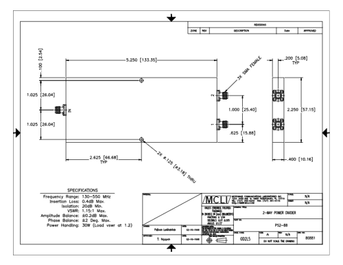 PS2-88,PS2-88/NF功率分配器MCLI
